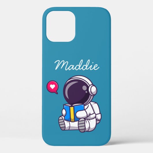 Astronautenlesbuch niedliche Kinder Case-Mate iPhone Hülle (Rückseite)