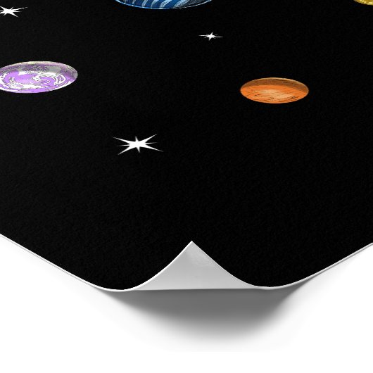 Astronautenlesbuch Poster (Ecke)