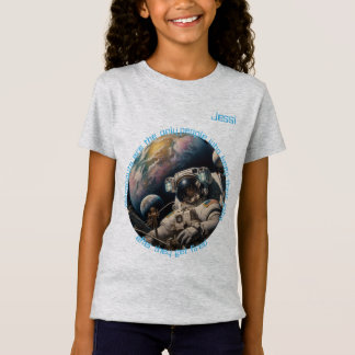 Astronautenmädchen T-Shirt