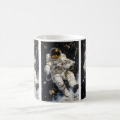 Astronautenmalerei Kaffeetasse (Mittel)