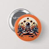 Astronautenmeditation - Kosmische Zen und innere R Button (Vorne & Hinten)