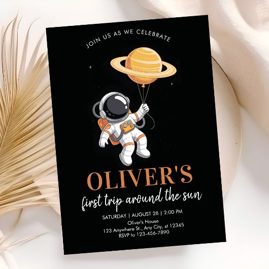 Astronautenparty Einladung