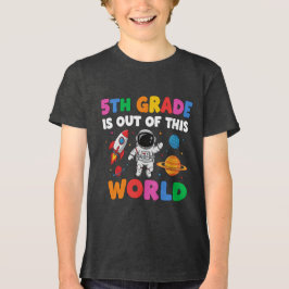 Astronautenplatz der 5. Klasse Tri-Blend Shirt