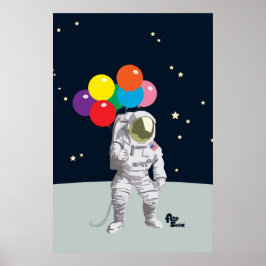Astronautenposter Poster