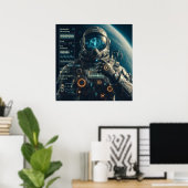 Astronautenposter Poster (Heimbüro)