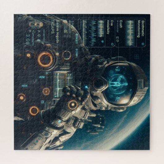 Astronautenpuzzle Puzzle (Horizontal)