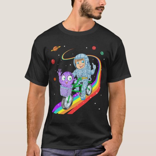 Astronautenrad T-Shirt (Vorderseite)