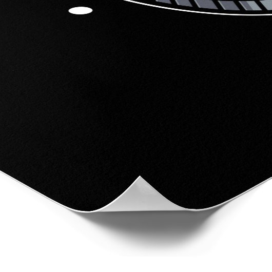 Astronautenraketenfahrt Poster (Ecke)