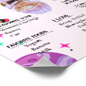 Astronautenraketenplanet und Weltraum-Meilenstein Poster (Ecke)