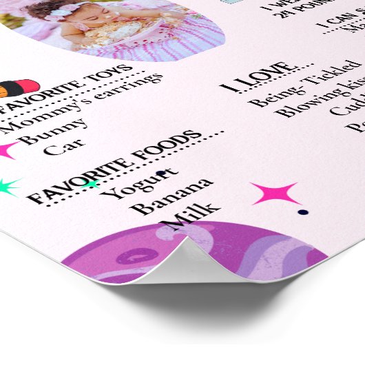 Astronautenraketenplanet und Weltraum-Meilenstein Poster (Ecke)