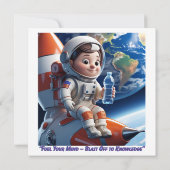 "Astronautenraketenraumkarte (Rückseite)