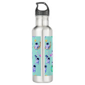 AstronautenraketenraumWeltraum Edelstahlflasche (Rückseite)
