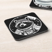 Astronautenrakkos Getränkeuntersetzer (Linke Seite)