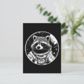Astronautenrakkos Postkarte (Stehend Vorderseite)