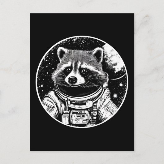 Astronautenrakkos Postkarte (Vorderseite)