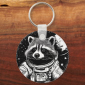 Astronautenrakkos Schlüsselanhänger (Vorderseite)
