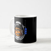 Astronautenraumflugzeug-Science Fiction Kaffeetasse (Vorderseite Links)