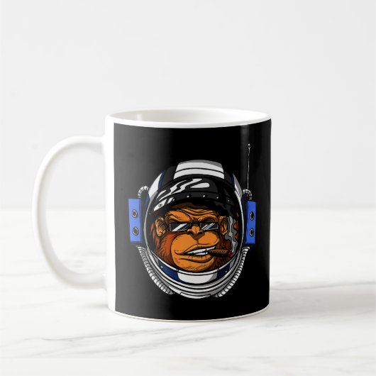 Astronautenraumflugzeug-Science Fiction Kaffeetasse (Links)