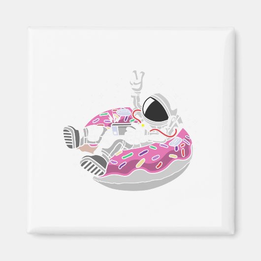 Astronautenreise Magnet (Vorne)