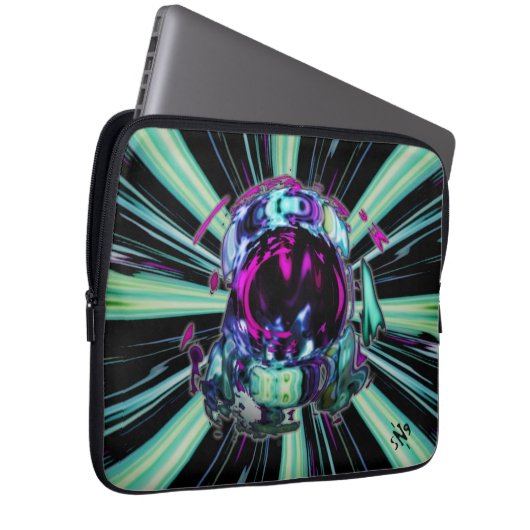 Astronautenreise v3 laptopschutzhülle (Vorne Rechts)