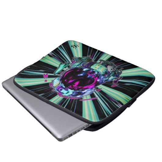 Astronautenreise v3 laptopschutzhülle (Vorne Knopf)