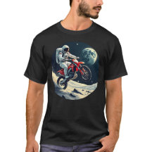 Astronautenreitmotocross auf dem Mond