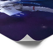 Astronautensättigung Poster (Ecke)