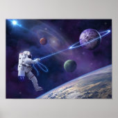 Astronautensättigung Poster (Vorne)