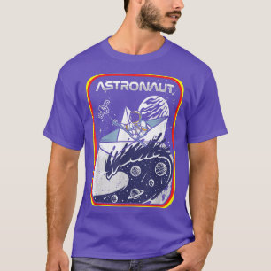 Astronautenschiff Paddling Planets Universe Galay T-Shirt