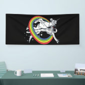 Astronautenschiff Unicorn Banner (Messe)