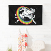 Astronautenschiff Unicorn Banner (Insitu)
