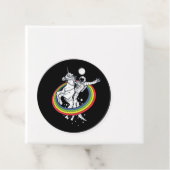 Astronautenschiff Unicorn Geschenkanhänger (Beispiel)
