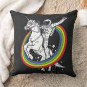 Astronautenschiff Unicorn Kissen (Decke)