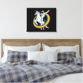 Astronautenschiff Unicorn Leinwanddruck (Insitu (Schlafzimmer))