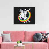 Astronautenschiff Unicorn Leinwanddruck (Insitu (Wohnzimmer))