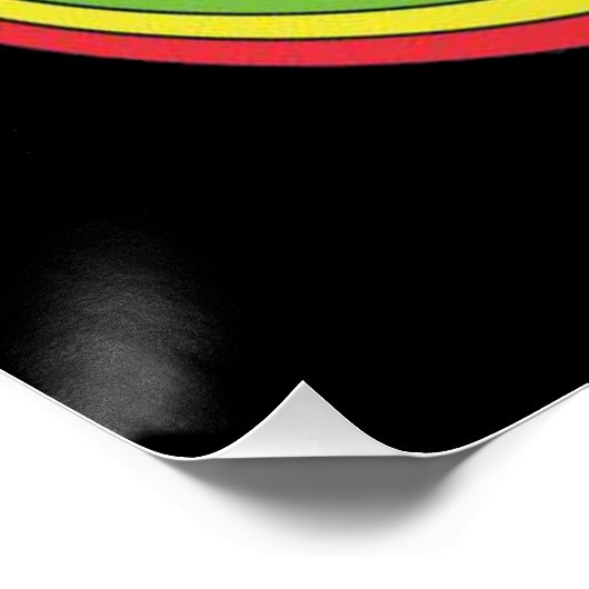 Astronautenschiff Unicorn Poster (Ecke)