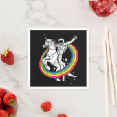Astronautenschiff Unicorn Serviette (Beispiel)