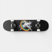 Astronautenschiff Unicorn Skateboard (Horizontal)