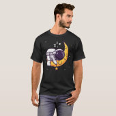 Astronautenschlafen T-Shirt (Vorne ganz)