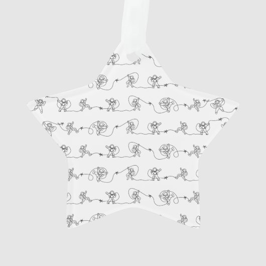 Astronautenschmuck Ornament (Rückseite)