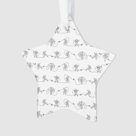 Astronautenschmuck Ornament (Vorderseite)