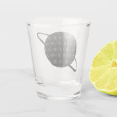 Astronautenschussglas Schnapsglas (Rückseite)