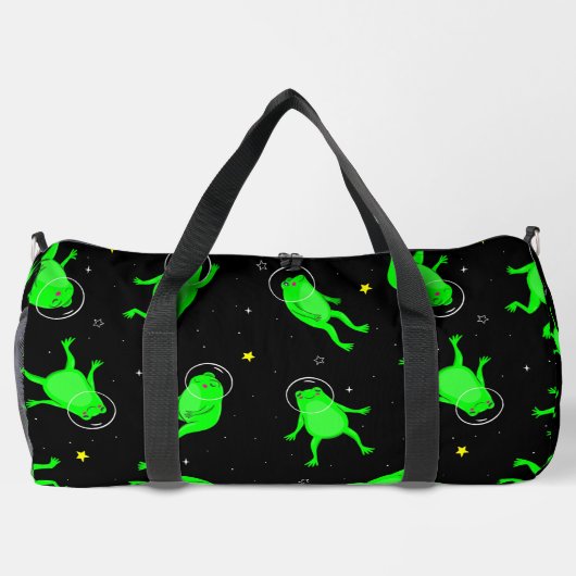 Astronautenschwarz Duffle Bag (Rückseite)