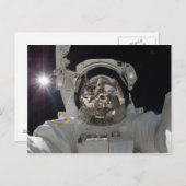 Astronautenselfie II Postkarte (Vorne/Hinten)
