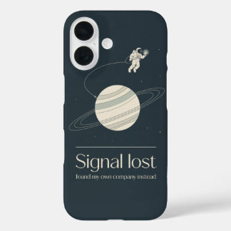 Astronautensignal verloren Raum Telefonhülle iPhone 16 Hülle
