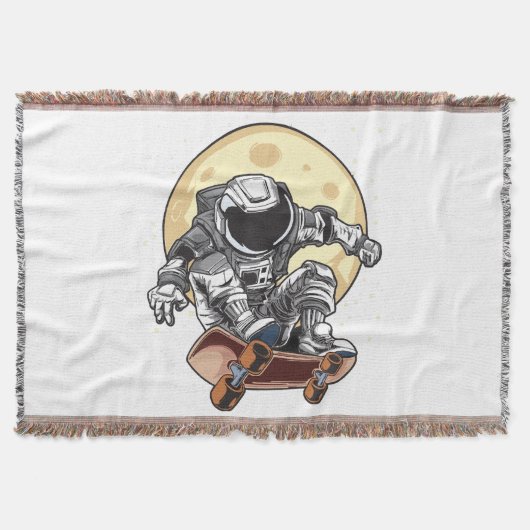 Astronautenskateboard Decke (Vorderseite)
