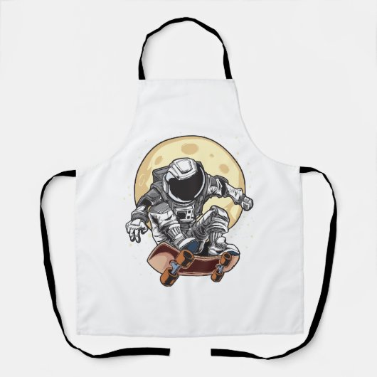 Astronautenskateboard Schürze (Vorderseite)