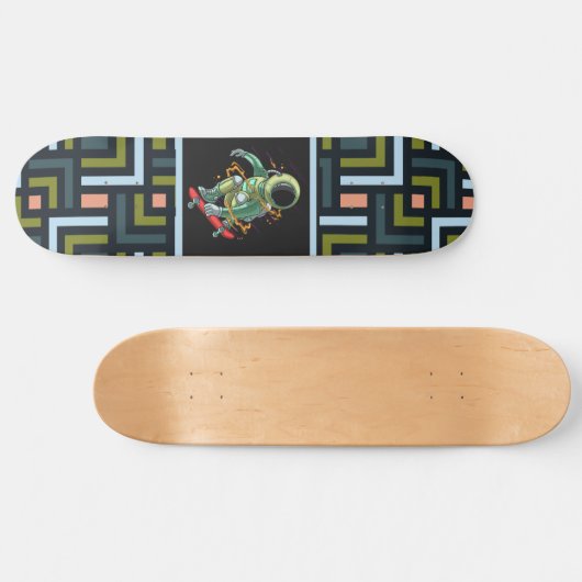 Astronautenskateboard Skateboard (Horizontal)