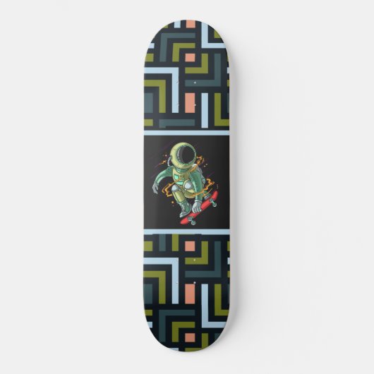 Astronautenskateboard Skateboard (Vorderseite)