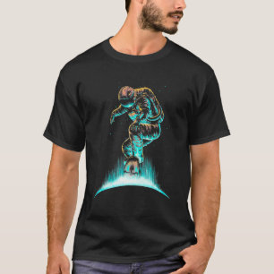 Astronautenskateboarding in Space Cosmos Science U T-Shirt